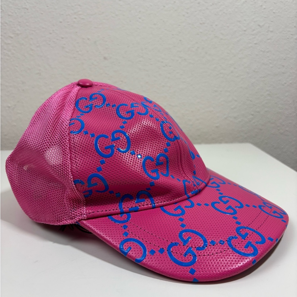 Gucci GG Leather Baseball Cap - Picture 3 of 10